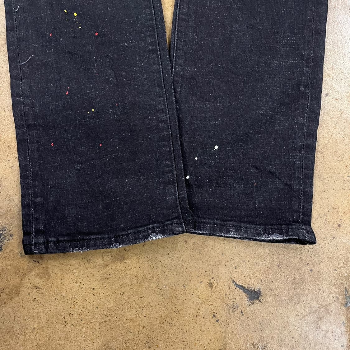 [정품/50] 디스퀘어드2 블랙 페인트 데님 b10 상품이미지8