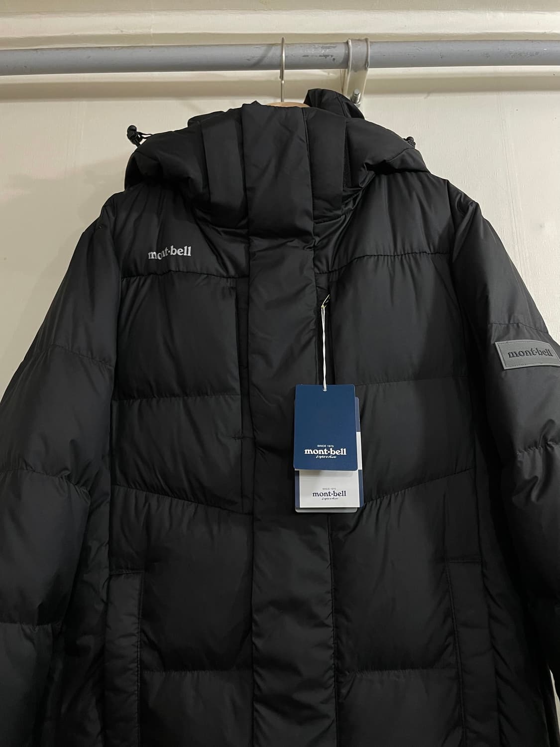 [새상품] 몽벨 덕다운 롱 푸퍼 파카 자켓 롱패딩 블랙 상품이미지3