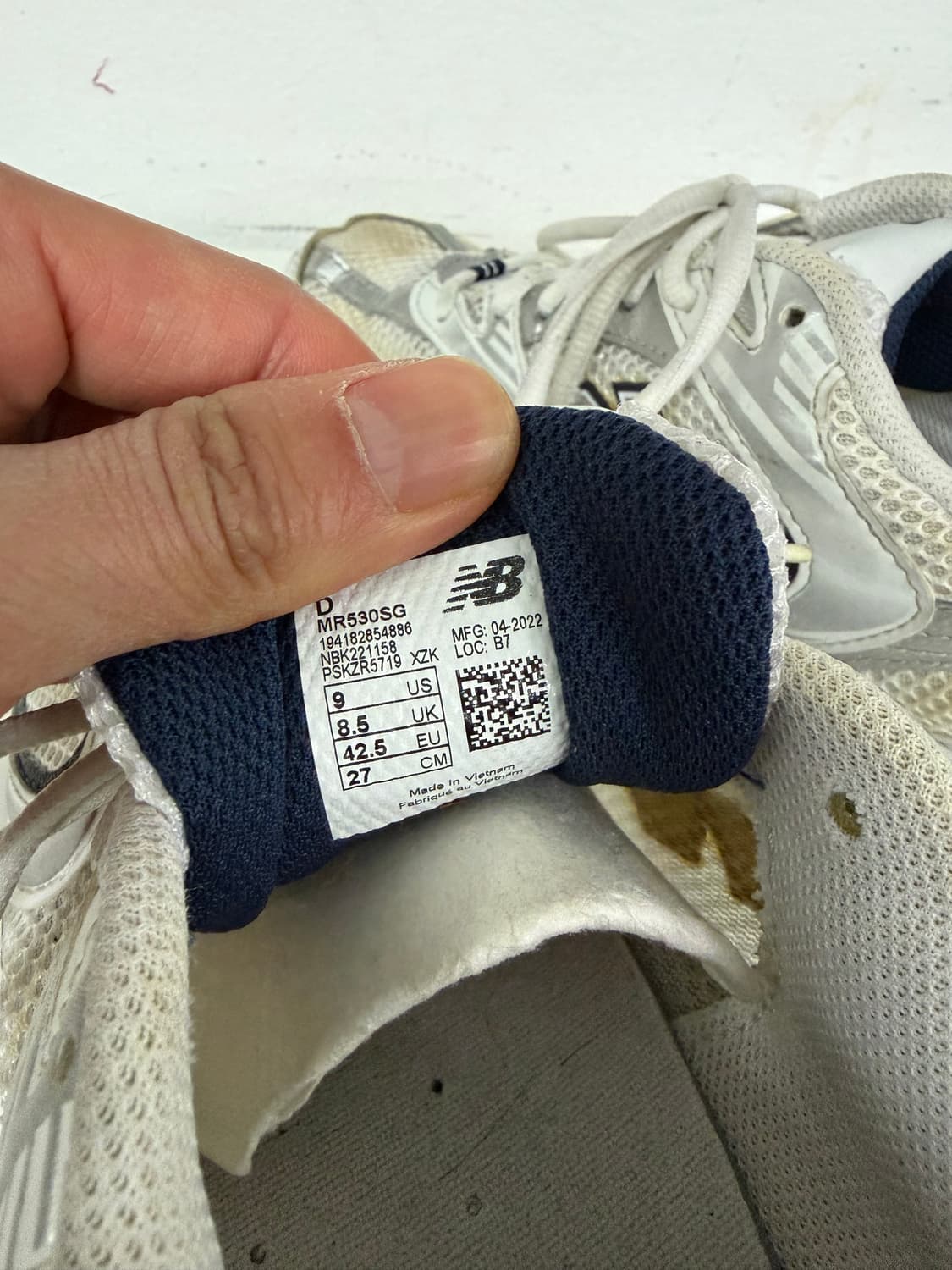 정품) 뉴발란스 530 실버 270 상품이미지8