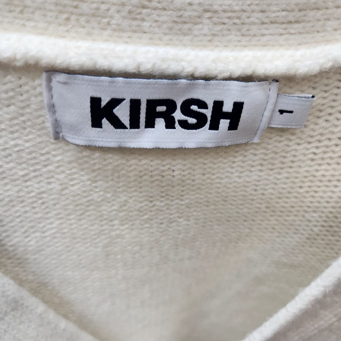 키르시 로고 자수 오버핏 가디건 1(XL) 상품이미지5