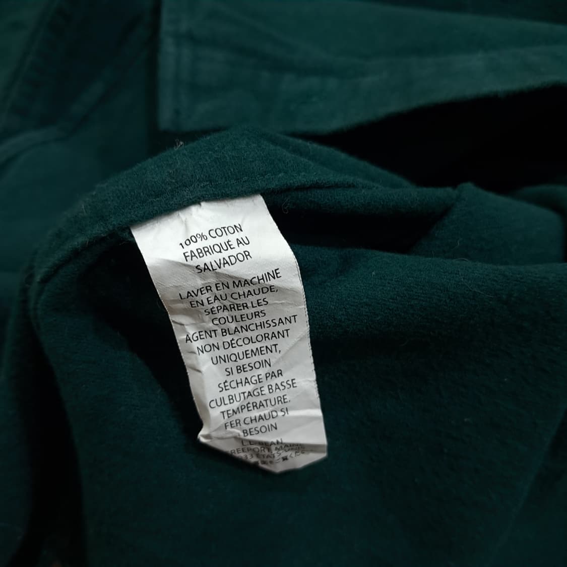 CL105 M 엘엘빈 블루 그린 샤미 클로스 트래디셔널 핏 워크 셔츠 상품이미지5