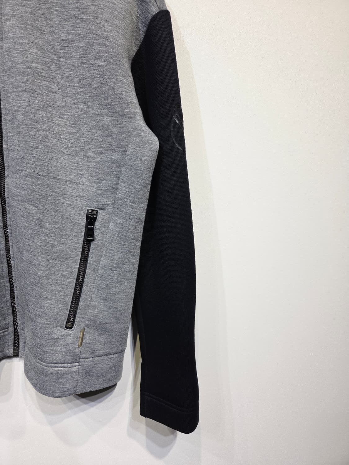 바이시리즈(by series;) 네오프렌 라이크 배색 블루종 자켓 상품이미지5