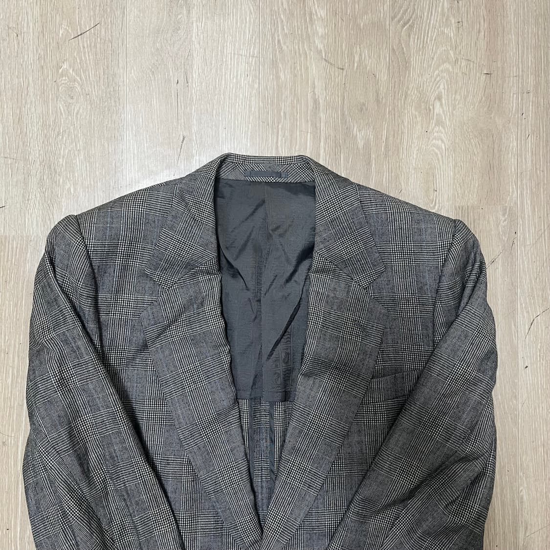 Lanvin Paris 남성 클래식 체크 정장 자켓 L(100) 상품이미지3