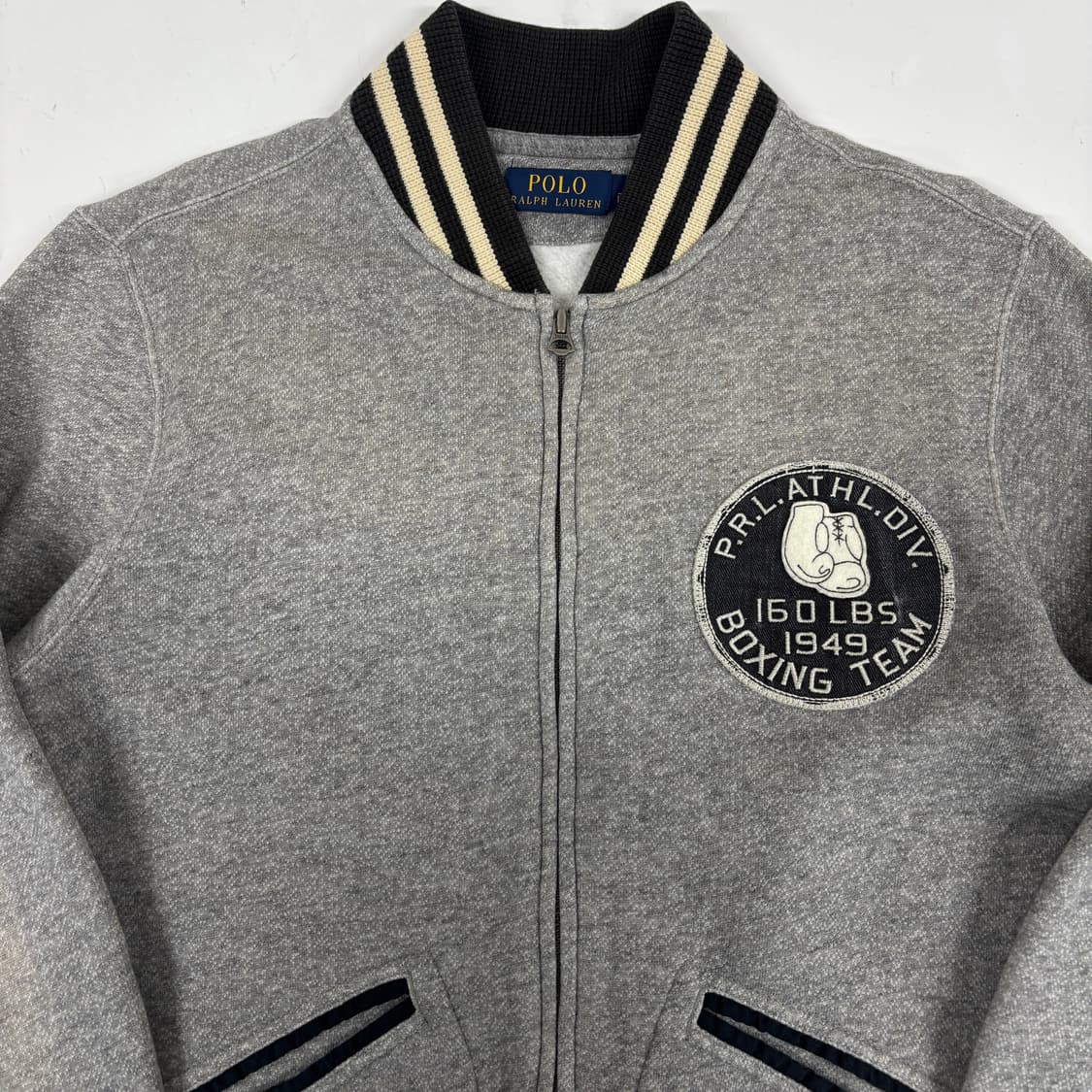 폴로 복싱패치 바시티 자켓 상품이미지4
