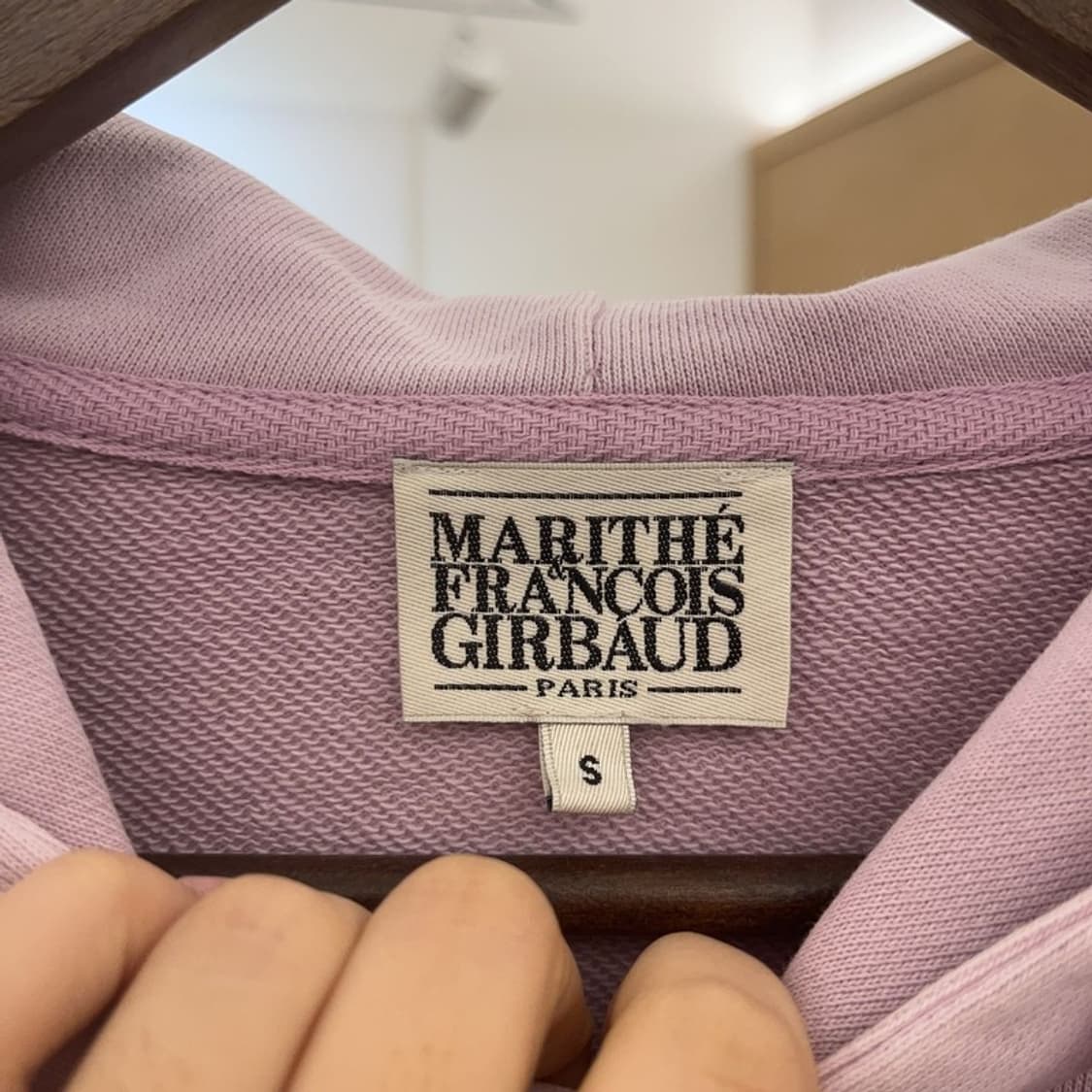 마리테 프랑소와 저버 아플리케 로고 딸기우유 후드티 C09229 상품이미지5