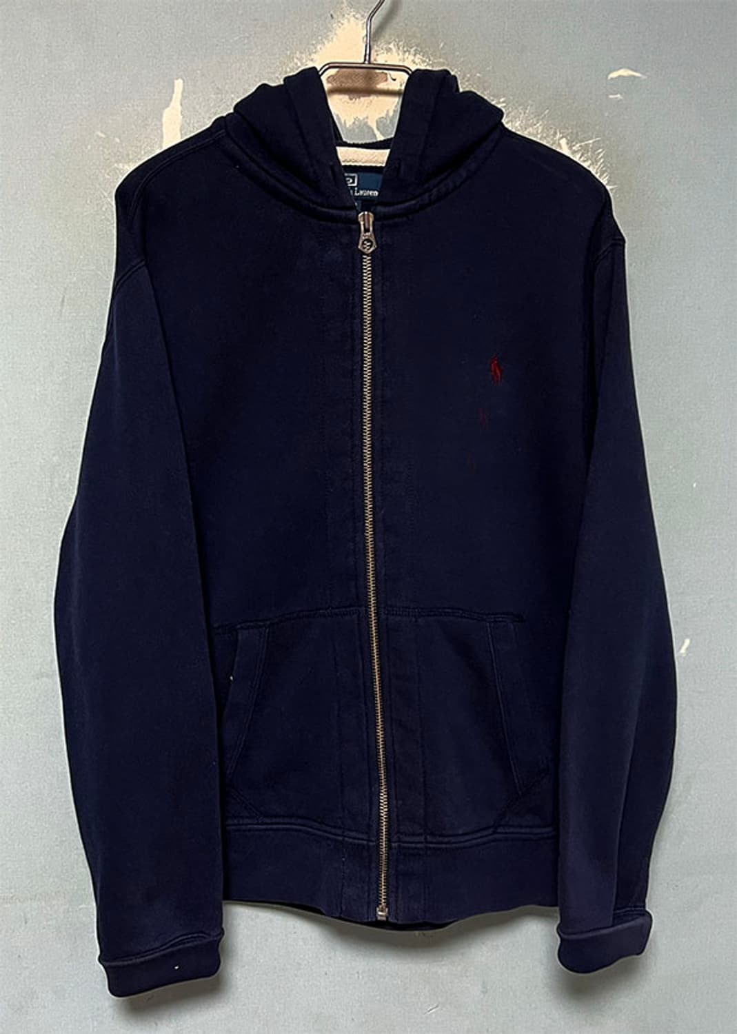 POLO 폴로 남자 후드집업 기모 추동 캐주얼 네이비 L 100 상품이미지1