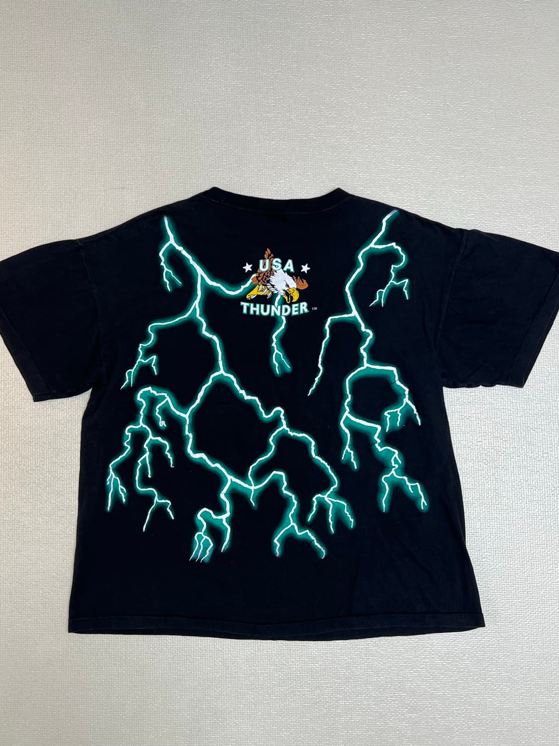 90s USA썬더 인디언 옐로우스톤 티셔츠 XL사이즈 상품이미지6