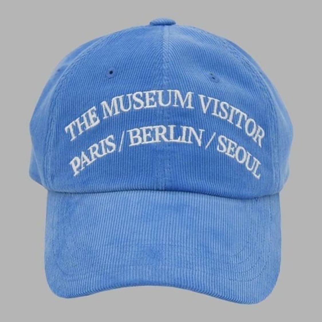 더뮤지엄비지터 PARIS/BERLIN/SEOUL 코듀로이 볼캡 상품이미지1