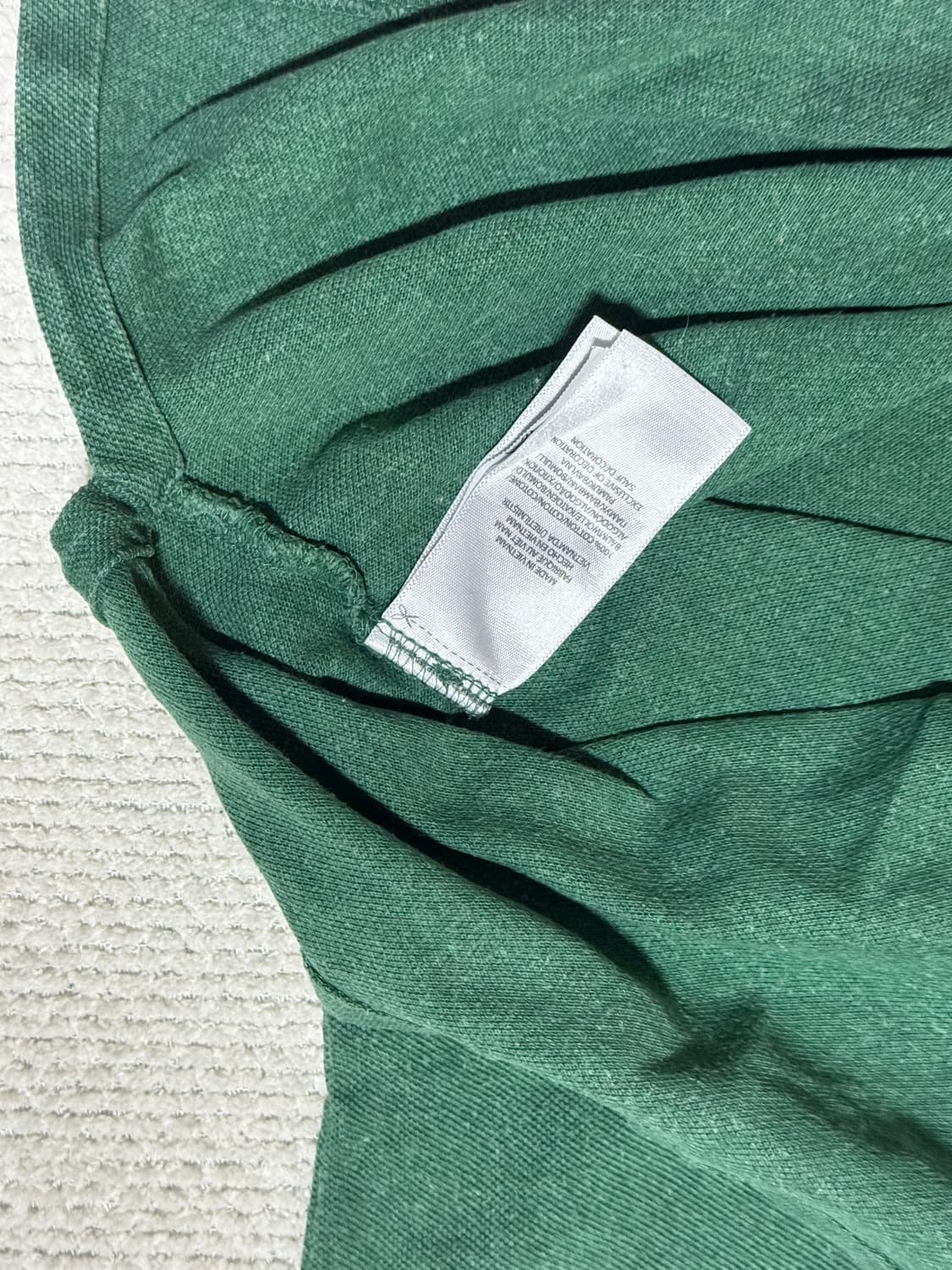 폴로 랄프로렌 클래식핏 그린 반팔 카라티 L 상품이미지3