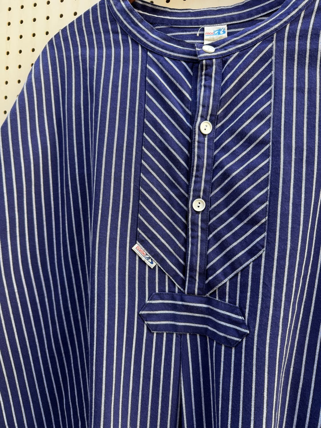 1980s modAS GERMAN NAVY BLUE 피셔맨스목셔츠 상품이미지6