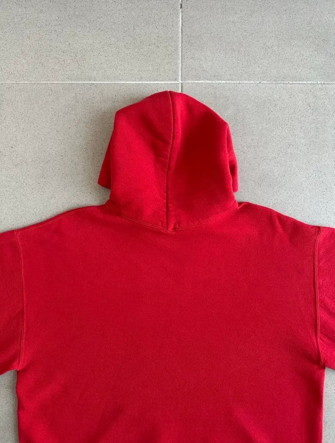 90s 빈티지 러셀 후드 레드 XL USA 상품이미지5