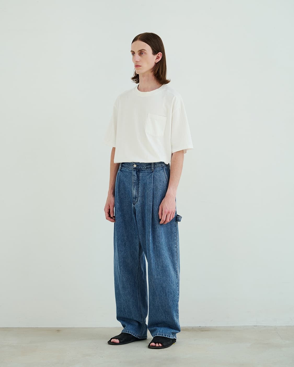 로드 존 그레이 데님 워크팬츠 상품이미지2