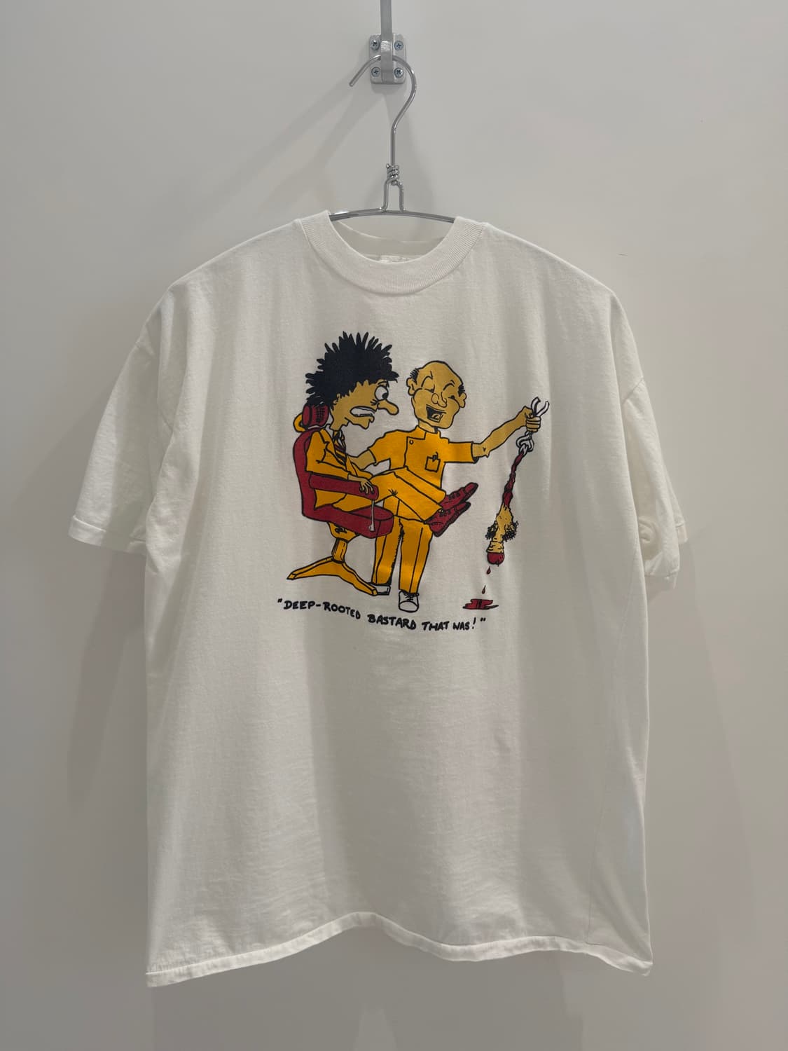 8~90‘s UK 빈티지 티셔츠 블랙유머 상품이미지1