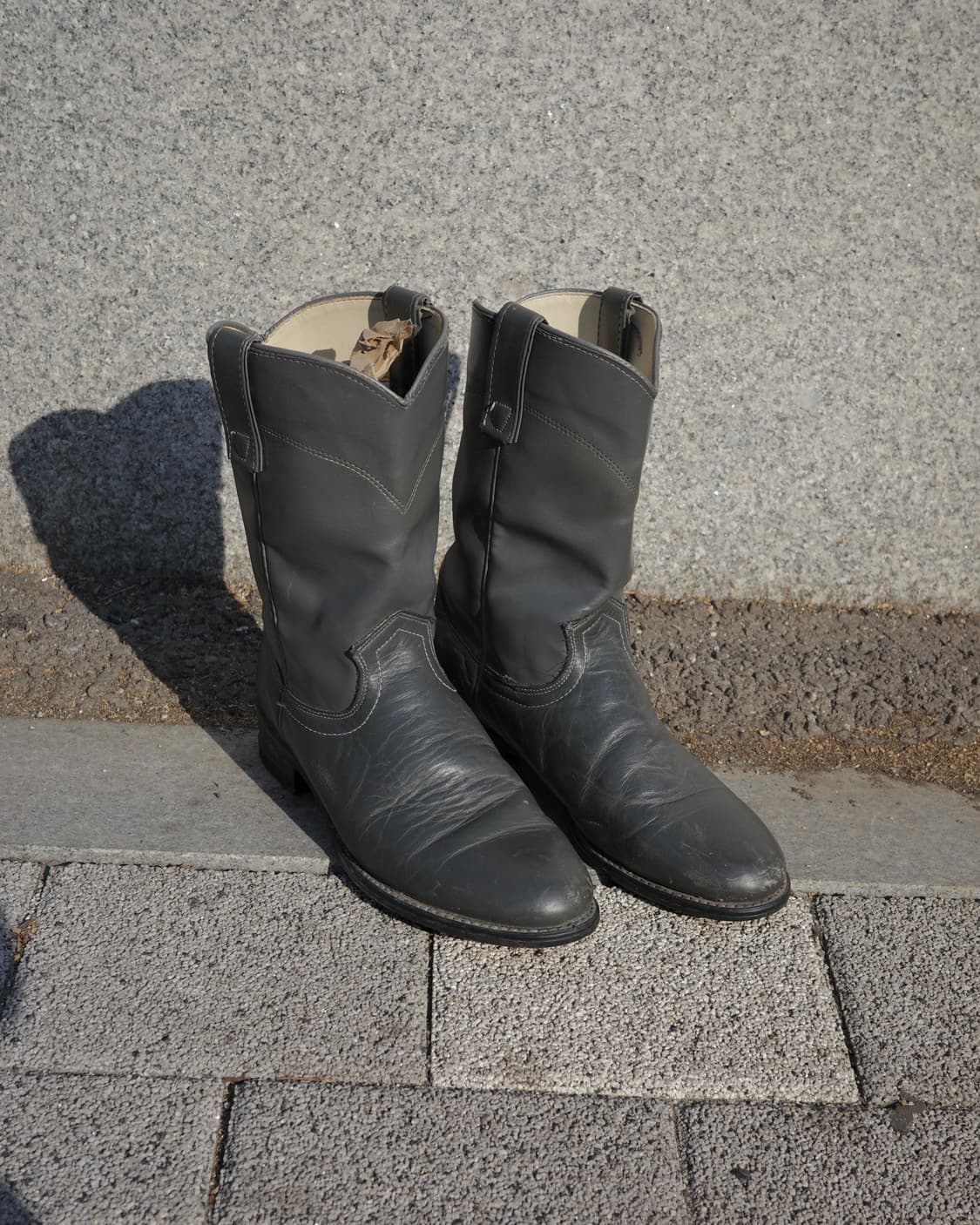 80s Wrangler 그레이 로퍼 웨스턴 부츠 상품이미지1