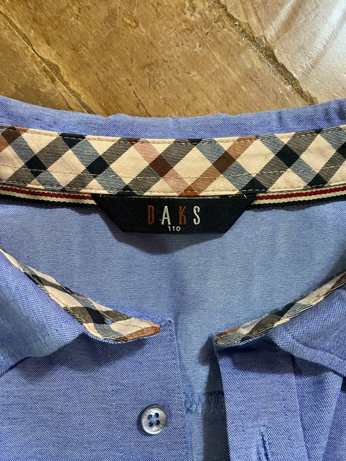 닥스 남성 셔츠형 버튼다운 티셔츠 110 상품이미지2