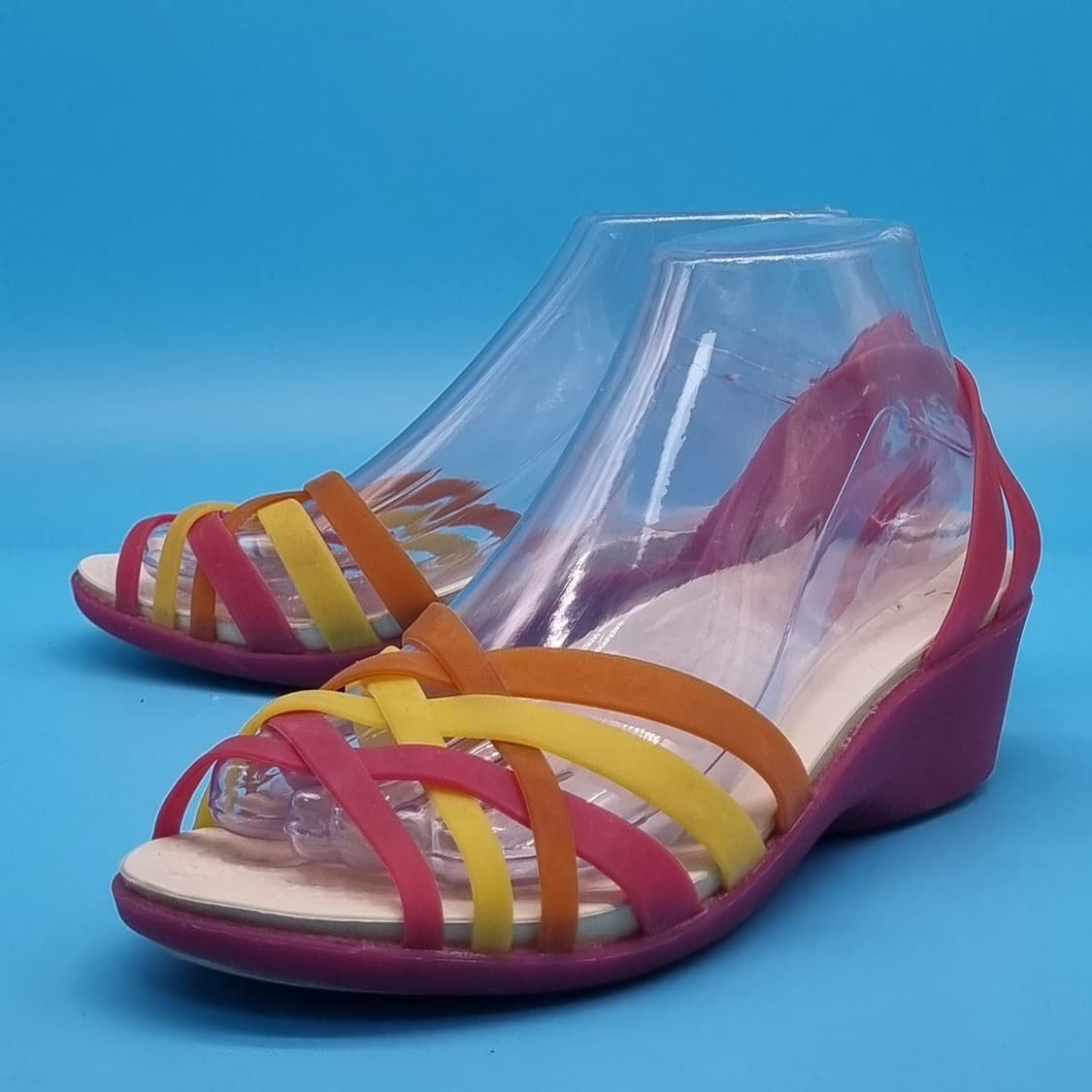 o 크록스 웨지샌들 w8 250 굽5  상품이미지1