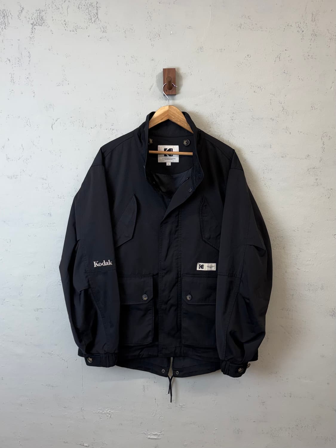 코닥 스텐넥 자켓 블랙 상품이미지1