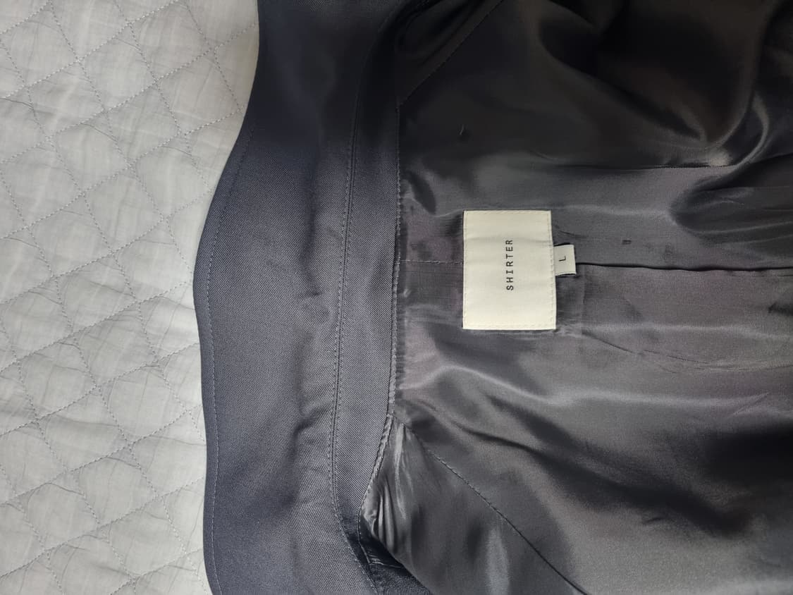 SHIRTER 셔터 발마칸 코트 L 다크그레이 상품이미지3