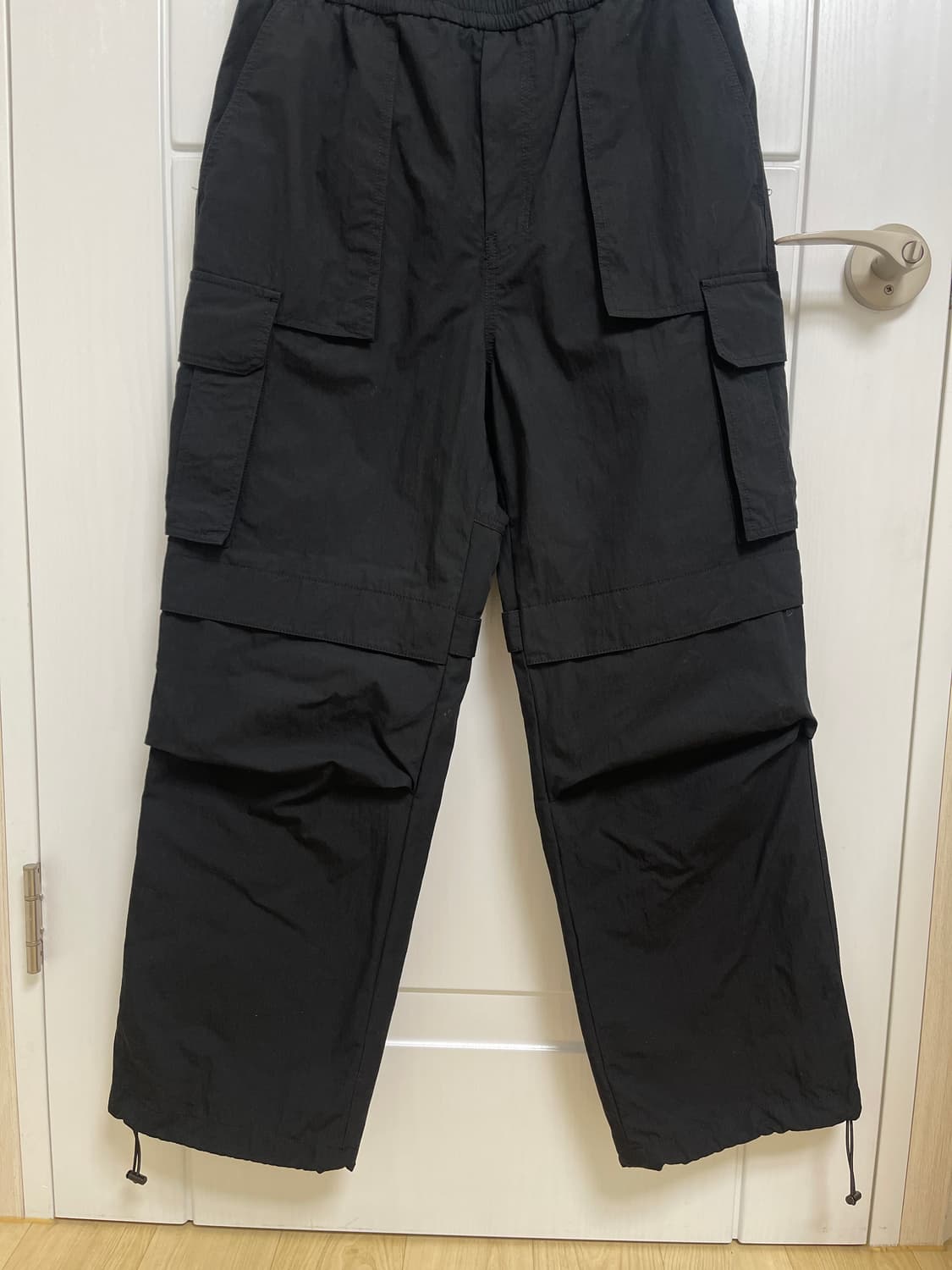 준지 코튼 벨크로 카고 팬츠 상품이미지1