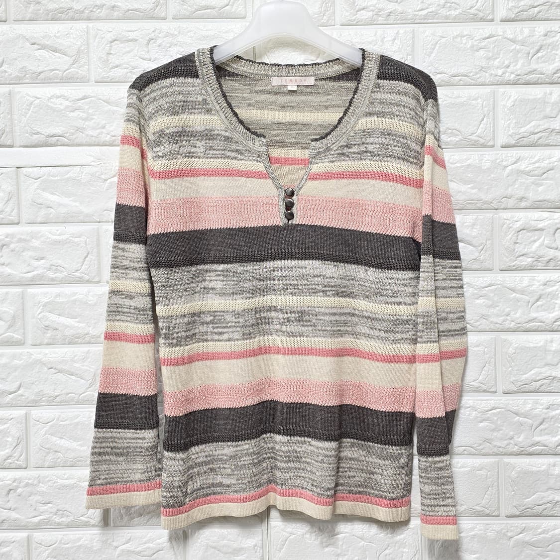 택포) S 스튜디오톰보이 스트라이프 니트 상품이미지1