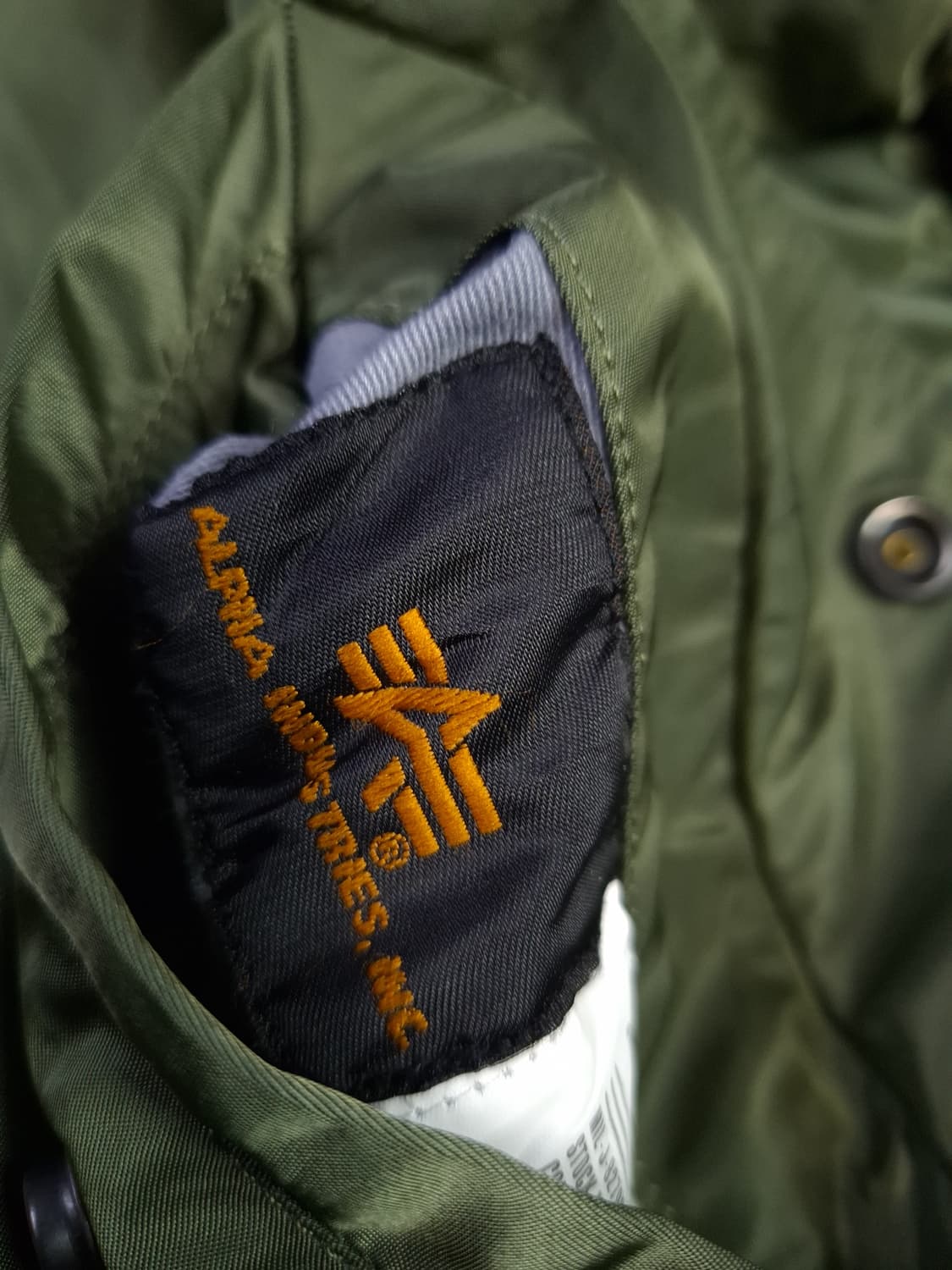 오리지날 미공군 민수용 MA-1 항공자켓 상품이미지5