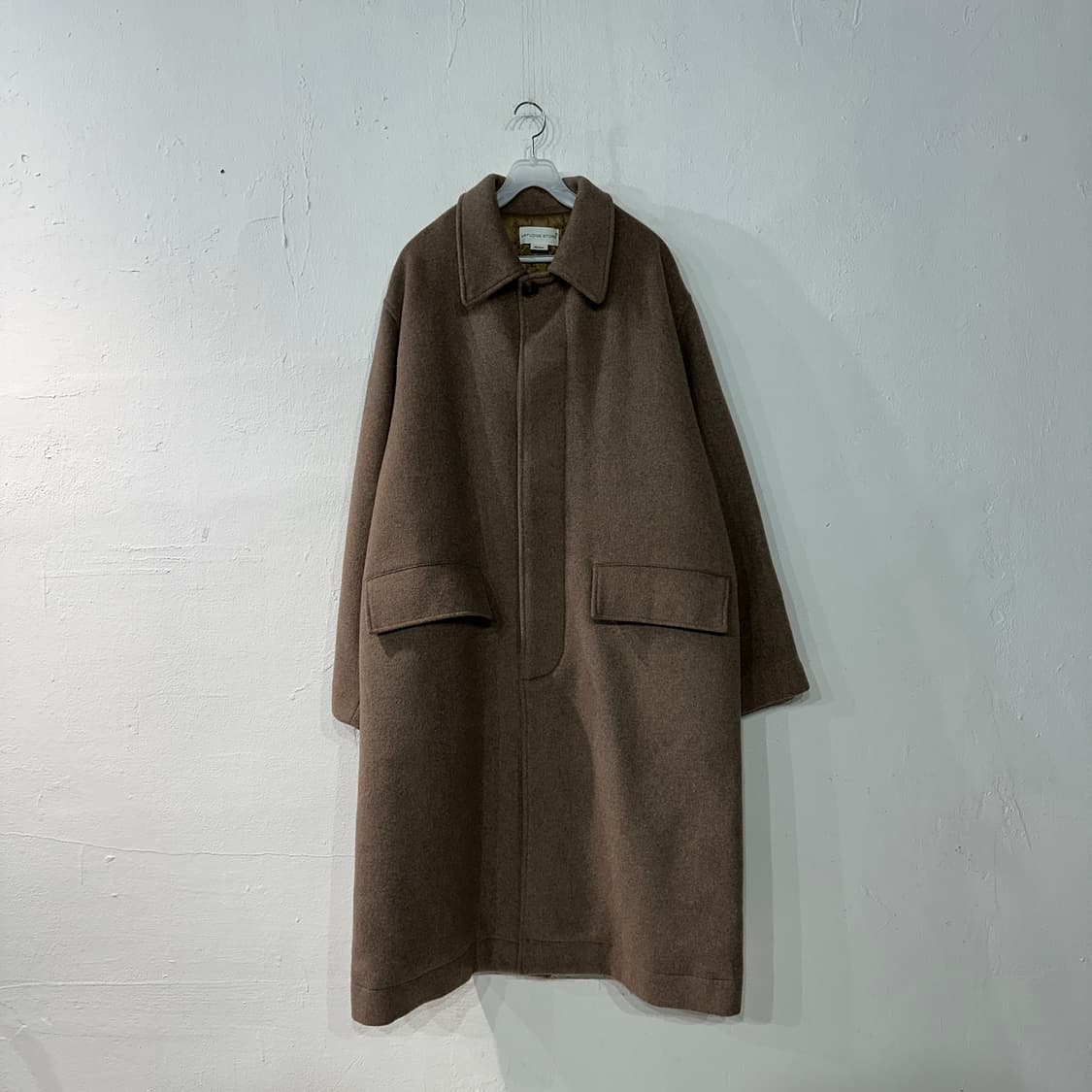 라퍼지스토어 울 오버핏 롱코트 상품이미지1