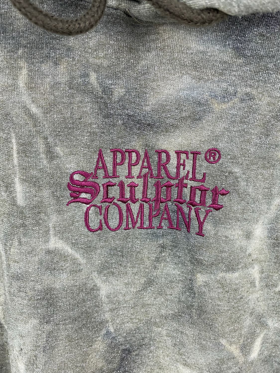 스컬프터 타이다이 스펠아웃 기모 후드티 상품이미지3