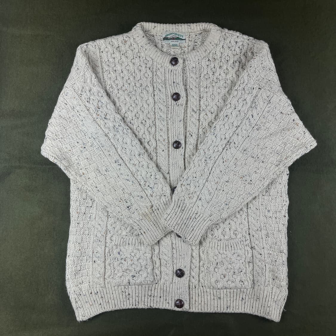 (Aran Crafts)아란크래프트 헤비울 100%가디건(실측확인) 상품이미지1