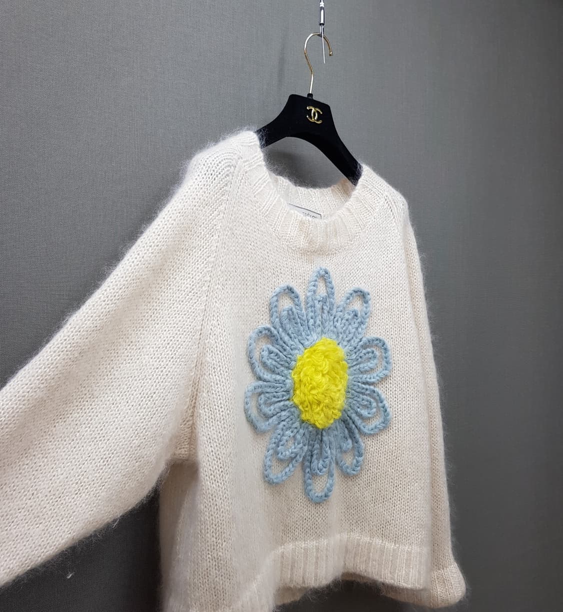 Tu es mon 2022  플라워 모헤어 니트 스웨터  F사이즈 상품이미지3