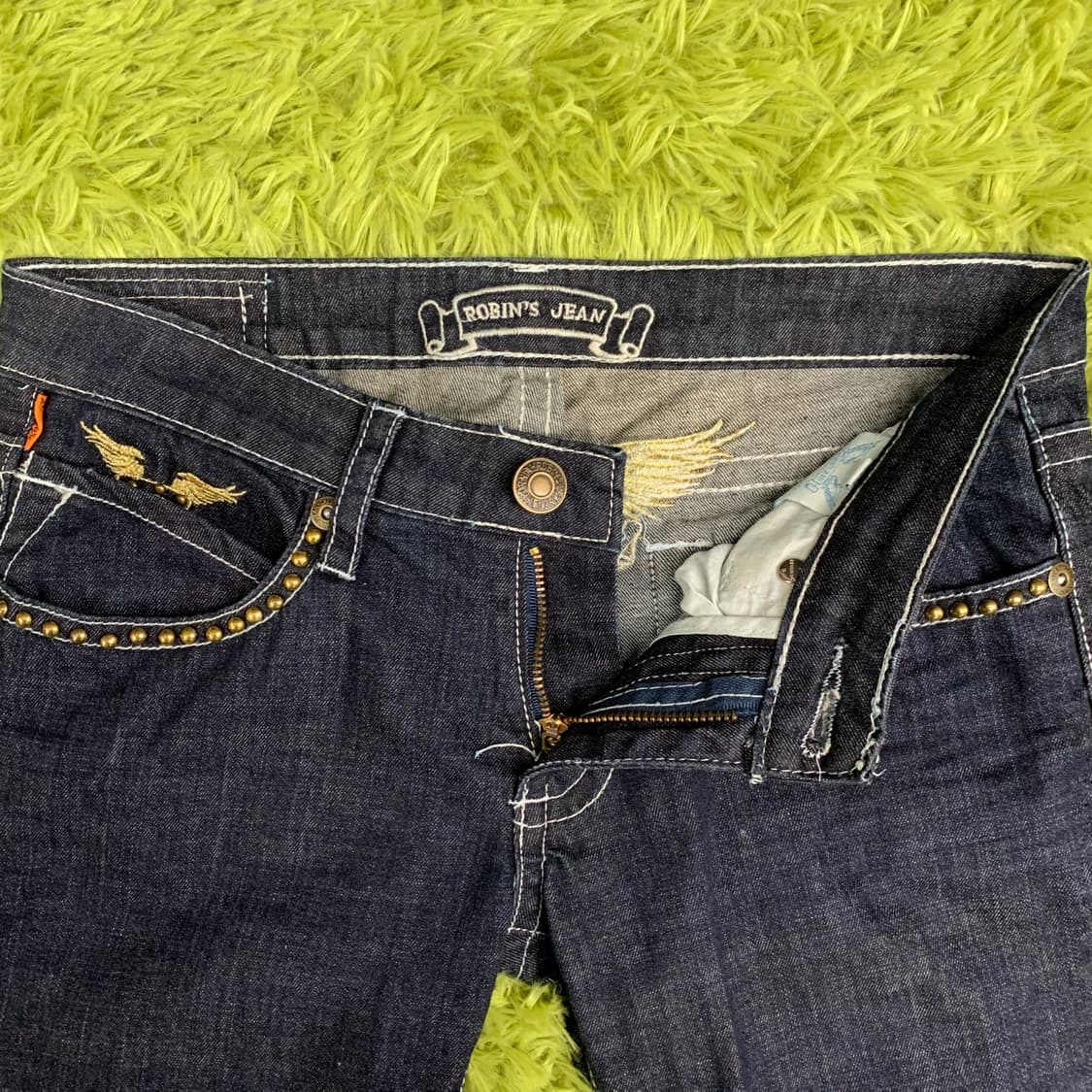 [골반기준 30] 로빈스 진 로우 부츠컷 데님팬츠 D5210 상품이미지4