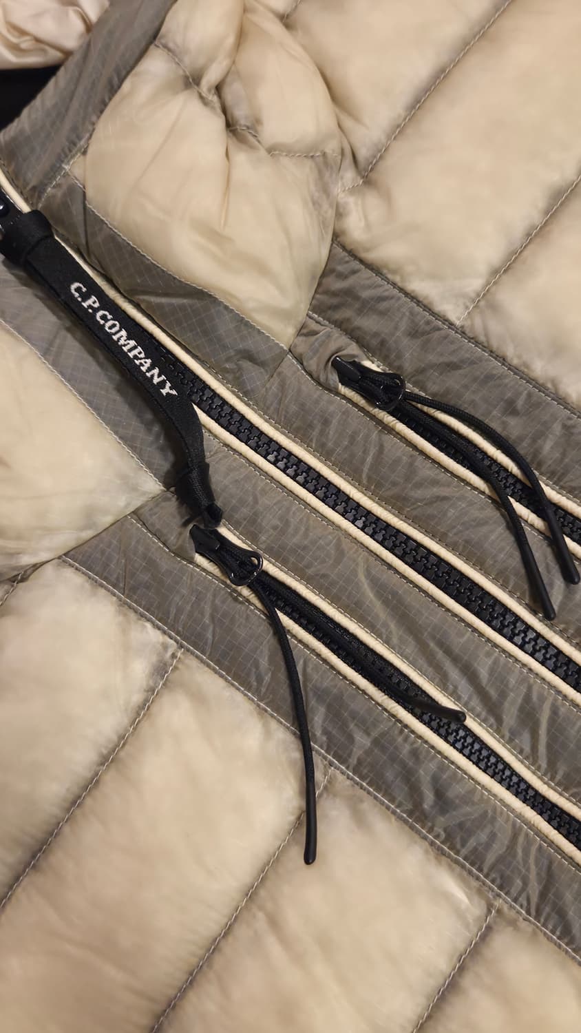 C.P. 컴퍼니 D.D. 쉘 고글 다운 자켓 피스타치오 쉘 베이지 상품이미지4