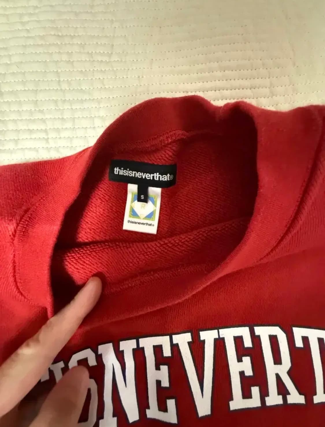 디스이즈네버댓 아치로고 맨투맨 S 상품이미지4