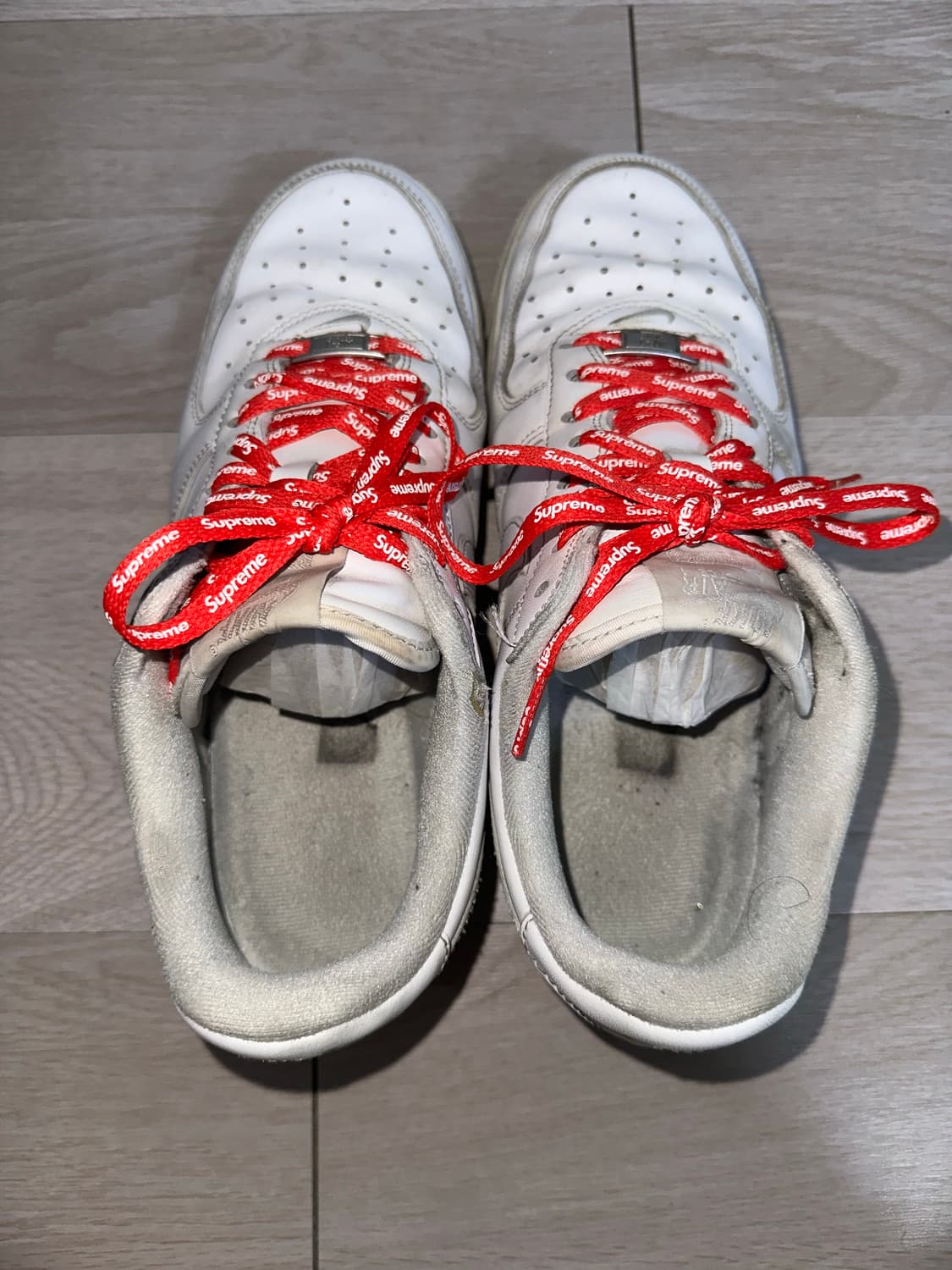 나이키 슈프림 에어포스1 화이트 270 상품이미지5