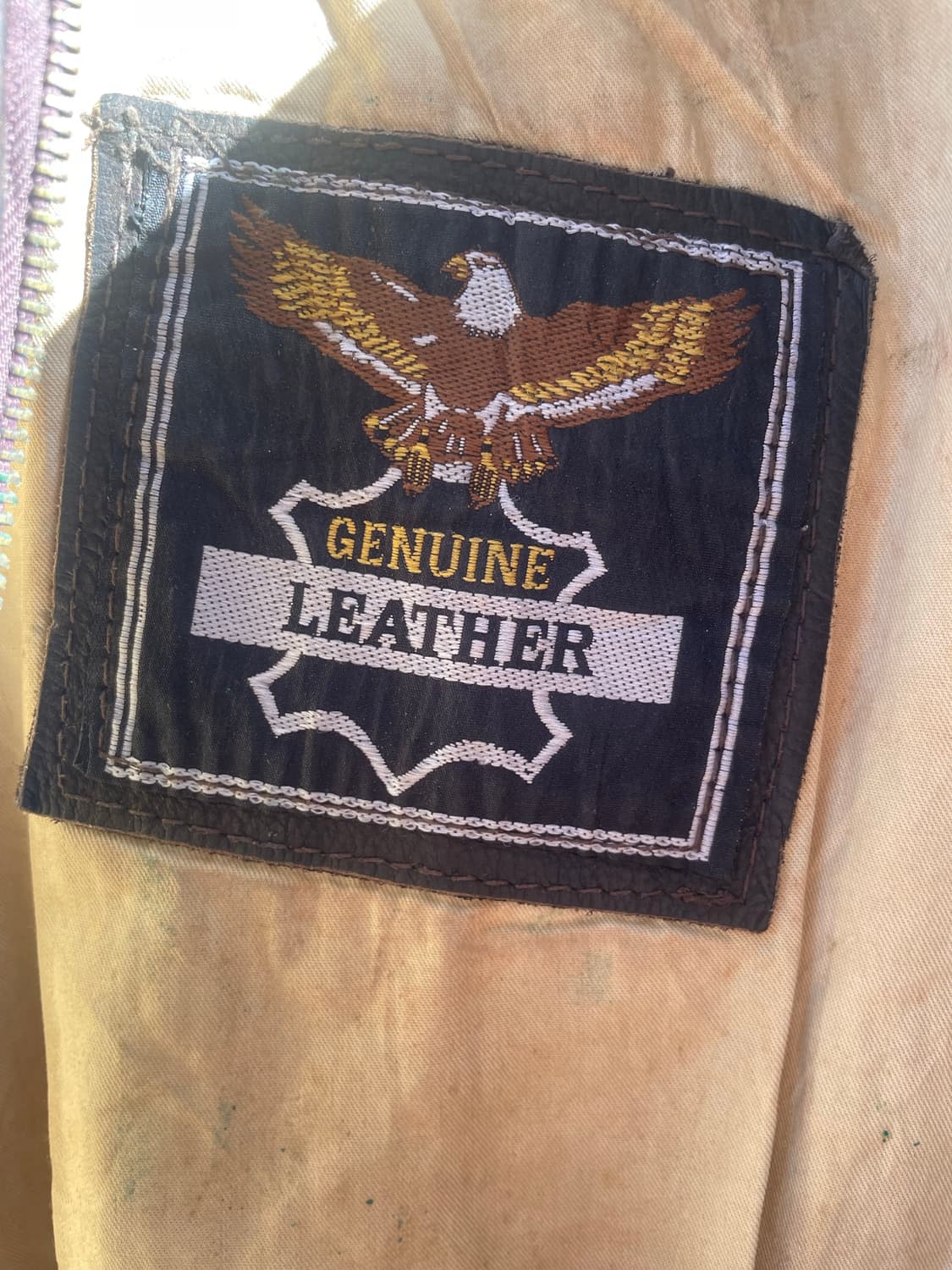 Vintage Brown Real Leather Work Jacket 상품이미지9