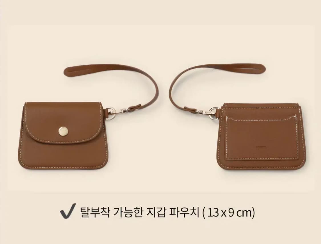 yyeon 비마이연 헨느백 미디움 카멜브라운 가방 상품이미지7