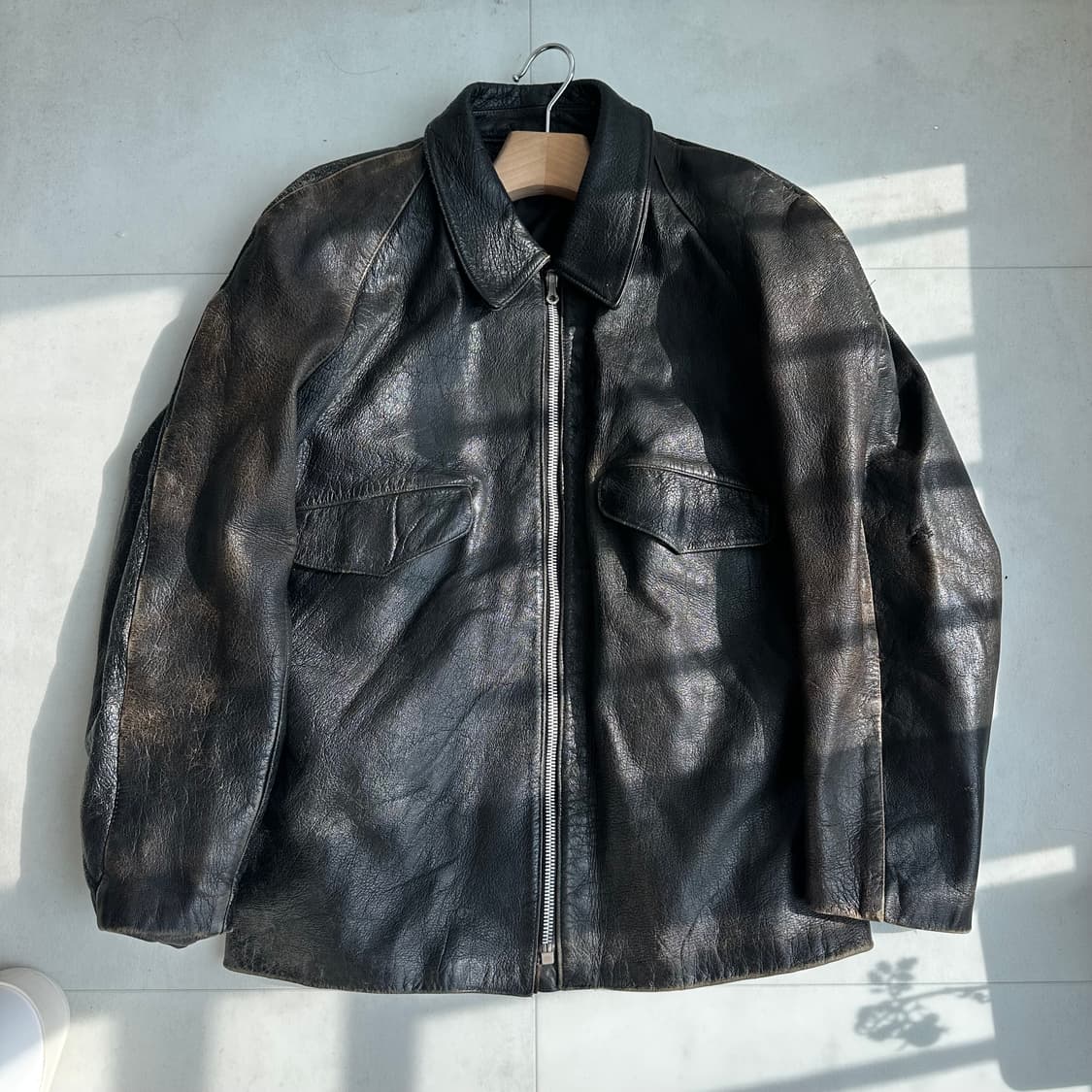 50‘s italy army goatskin jacket(프라다원판) 상품이미지1