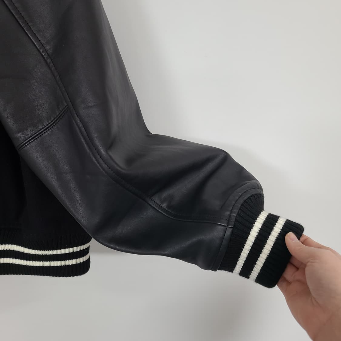 슈프림 타이거 바시티 자켓 블랙 XL 상품이미지7