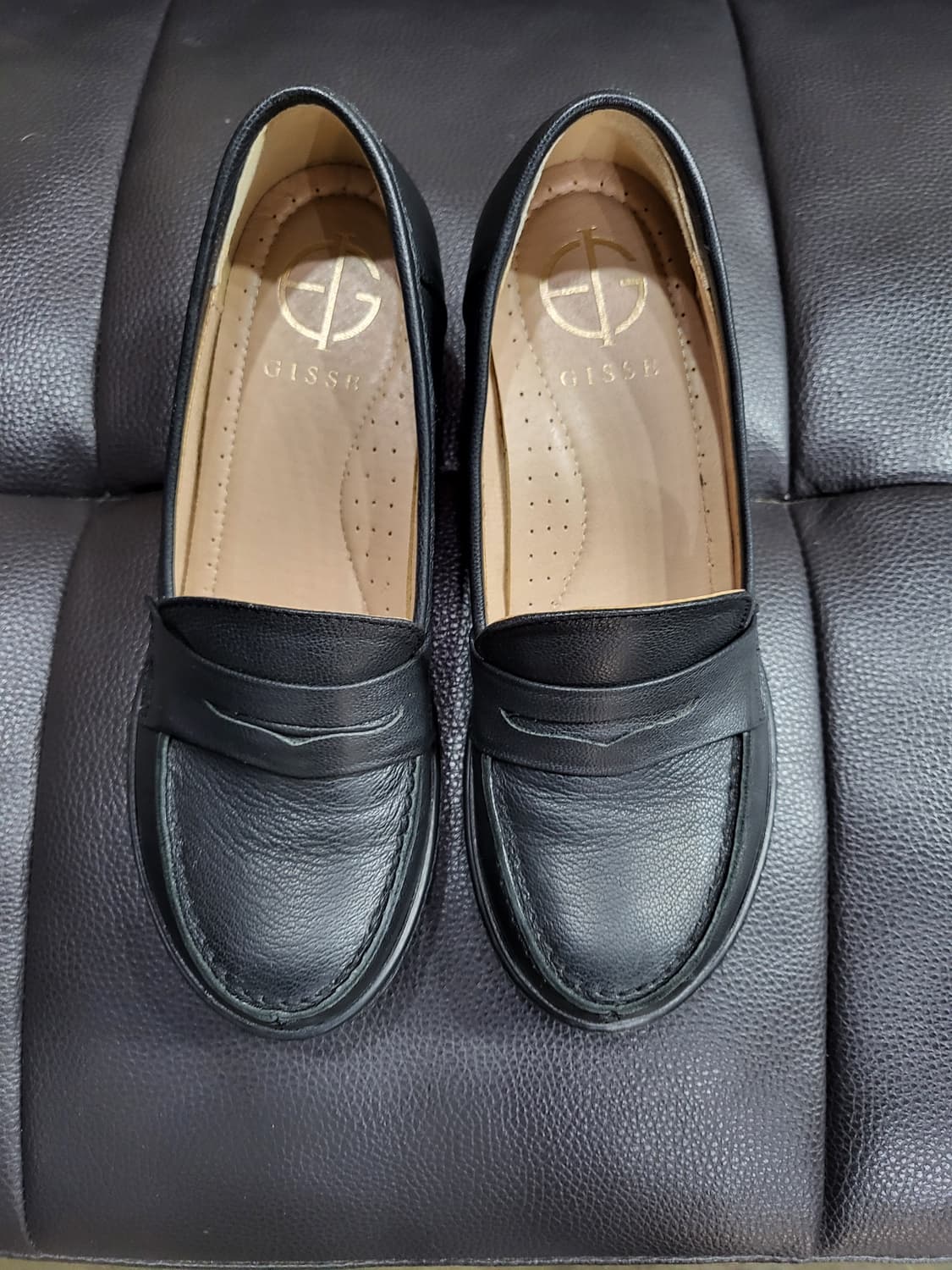 지쎄 천연 양가죽 수제화 로퍼(새상품) 상품이미지1