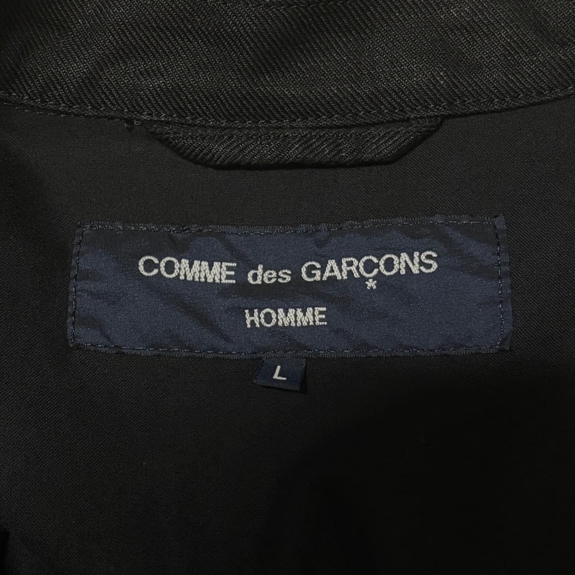[L] 꼼데가르송 옴므 22SS 다잉 더블 포켓 린넨 셔츠 재킷 상품이미지9