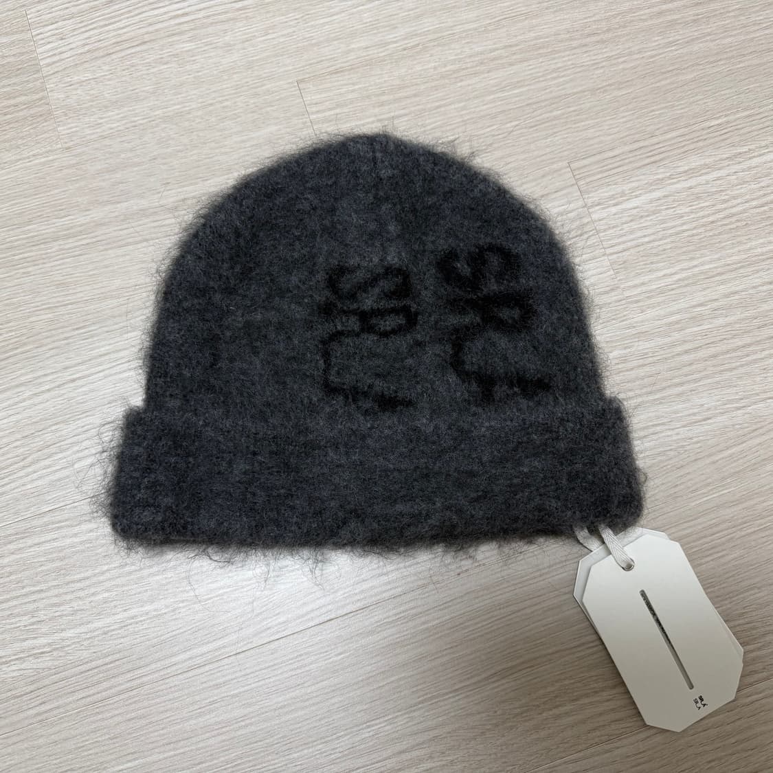 자라 X SR_A 로고 비니 그레이 새상품 상품이미지6