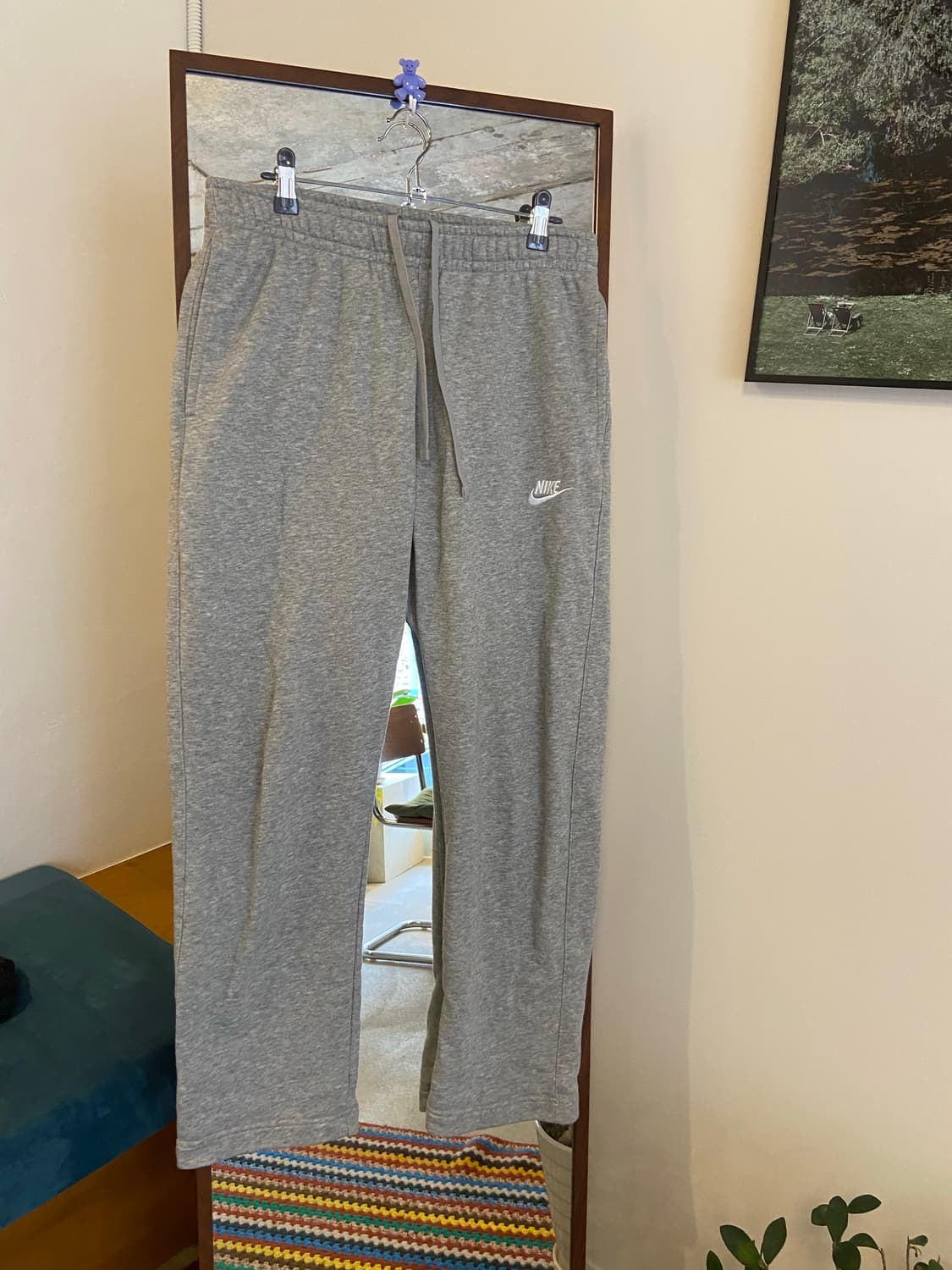 나이키 회색 트레이닝 바지 상품이미지1