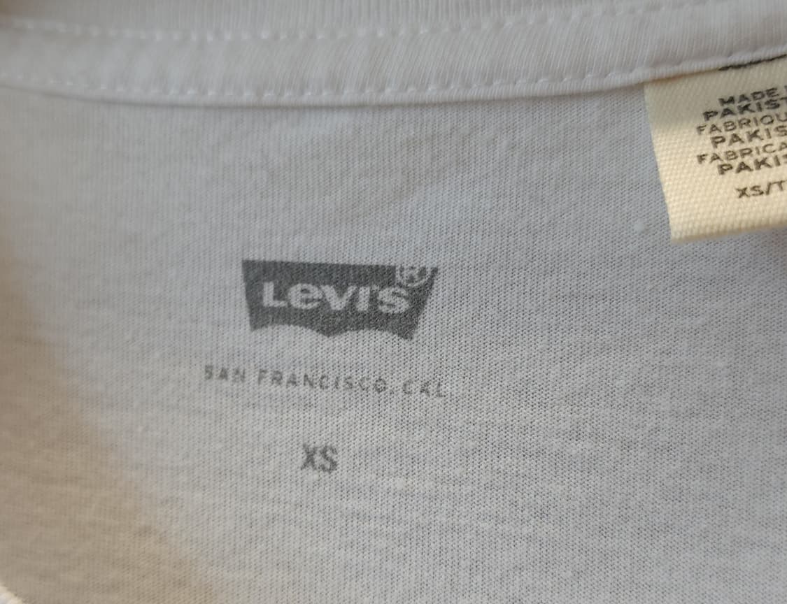 00s 리바이스 빈티지 티셔츠 프린팅 티셔츠 화이트 무지티 xs 상품이미지4