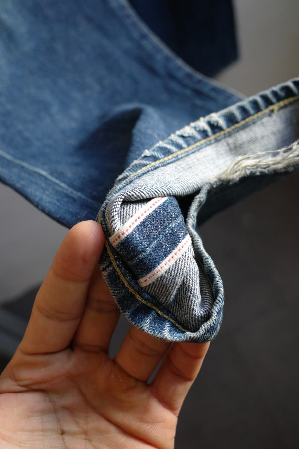 90s 리바이스 702 빅 E 셀비지 데님팬츠 상품이미지4