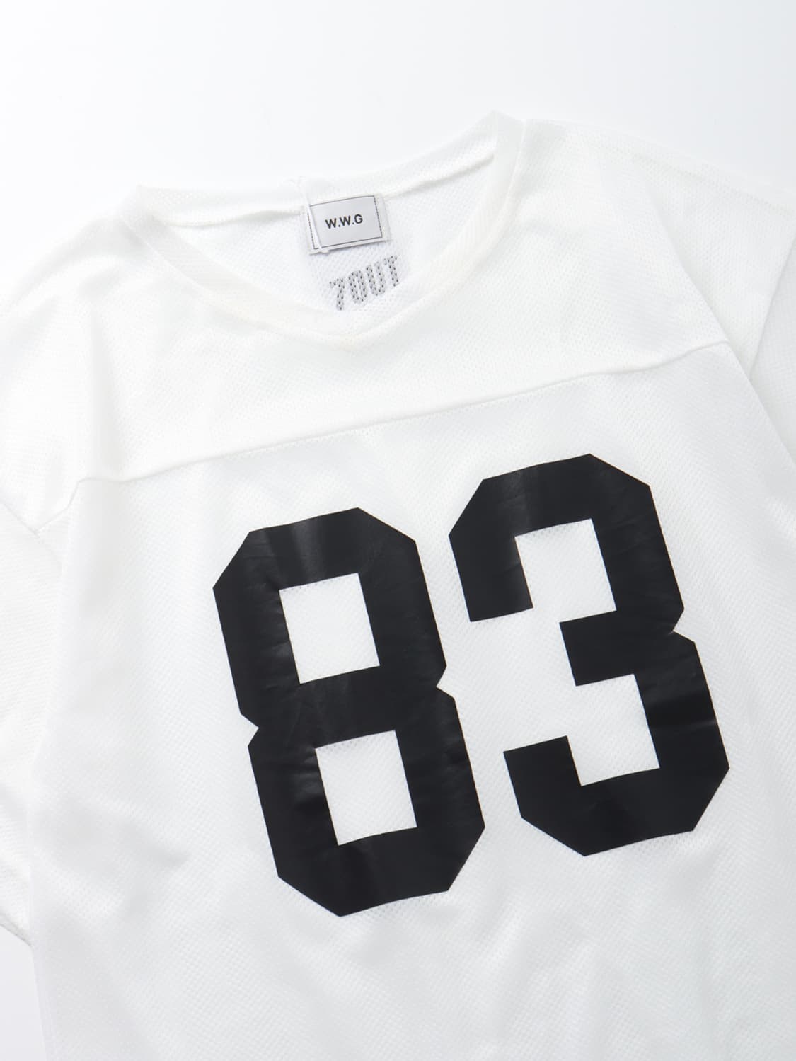WHO'S WHO gallery Numbering Mesh Top 상품이미지6