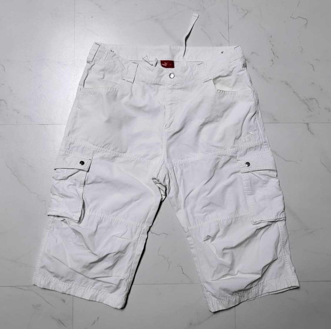 푸마 코튼 카고 반바지 버뮤다 팬츠 상품이미지2