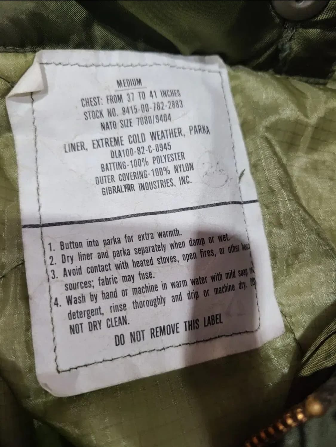 80년도 M65 피쉬테일 상품이미지4