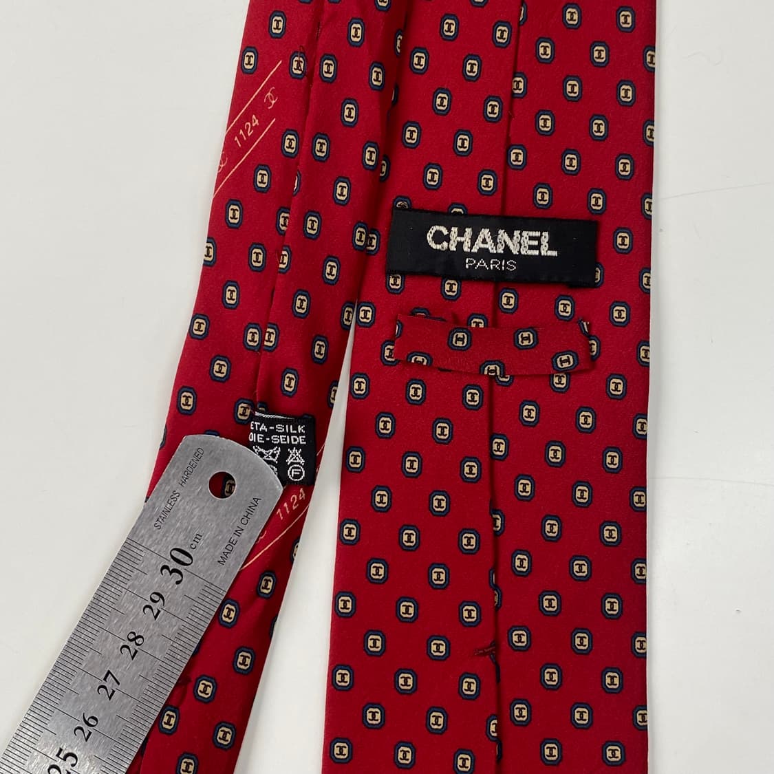 샤넬(CHANEL) 모노그램 명품 정품 넥타이 상품이미지6