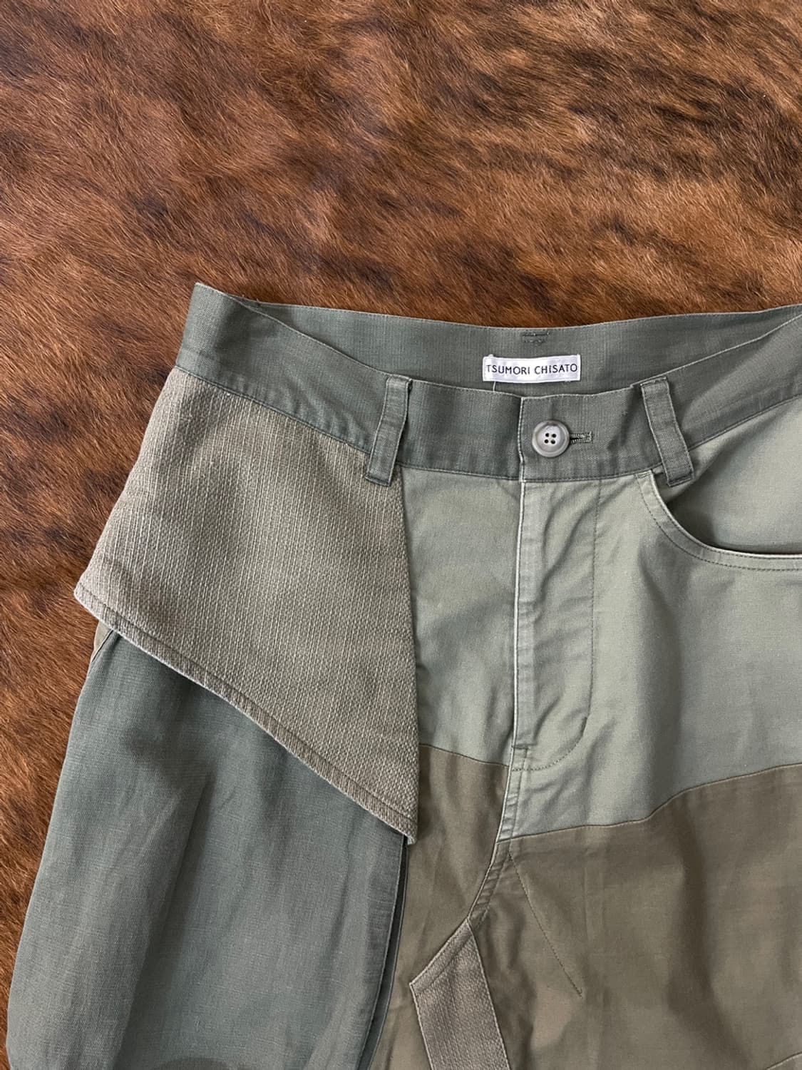 츠모리 치사토 패치워크 미디 스커트  상품이미지2