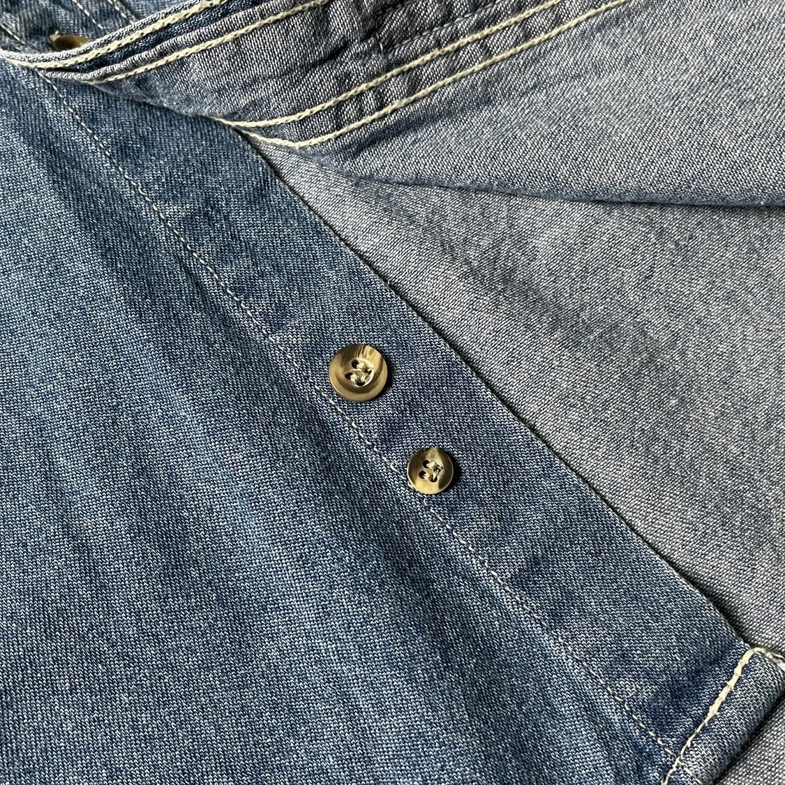 PORT AUTHORITY 빈티지 코튼 데님 셔츠 A00586 상품이미지9