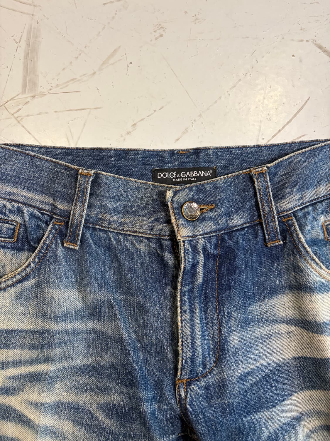 Dolce & Gabbana 워싱 데님 팬츠  상품이미지4